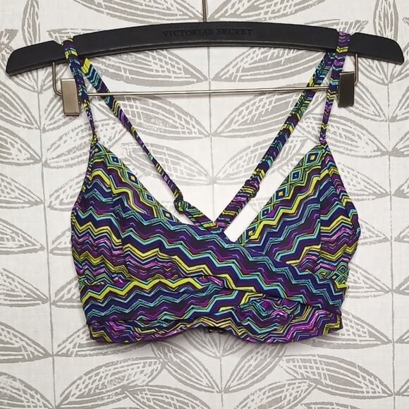 Athleta Bikini Top Twistini Multicolor 34 B/C - Picture 1 of 6